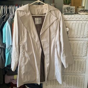 ZARA Tan Trench Rain Jacket